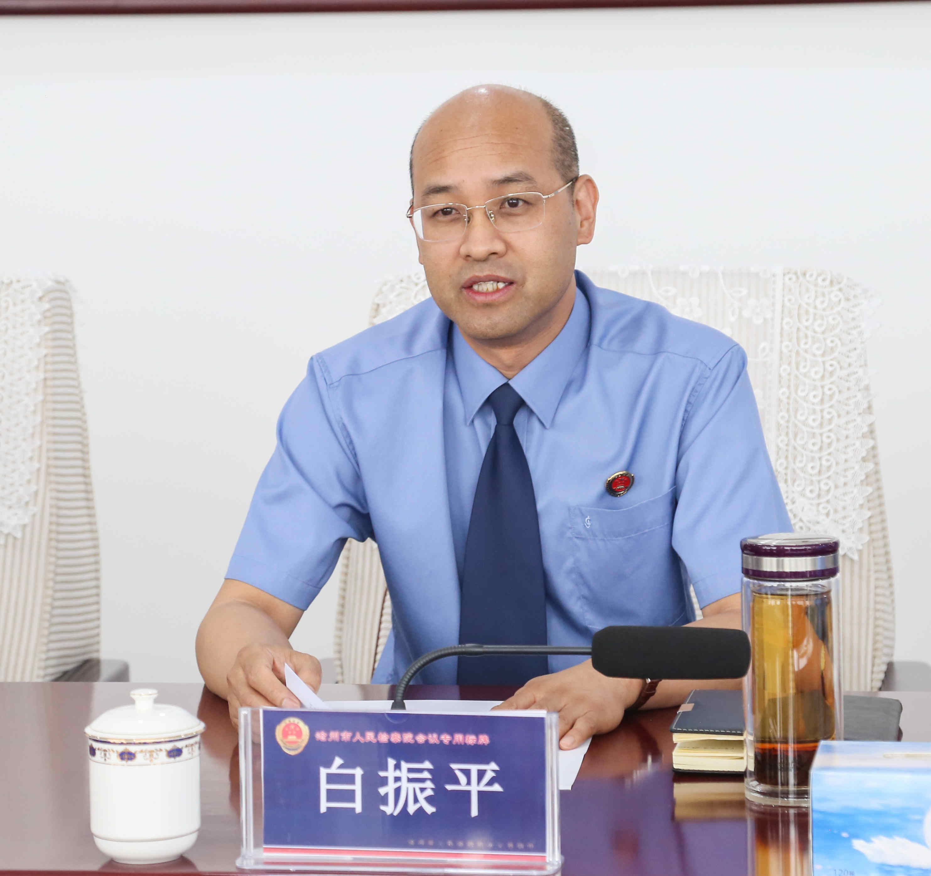 沧州市委常委政法委书记李广义到市检察院调研指导工作